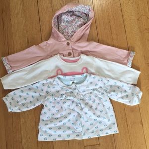 💕3 piece baby girl sweaters💕